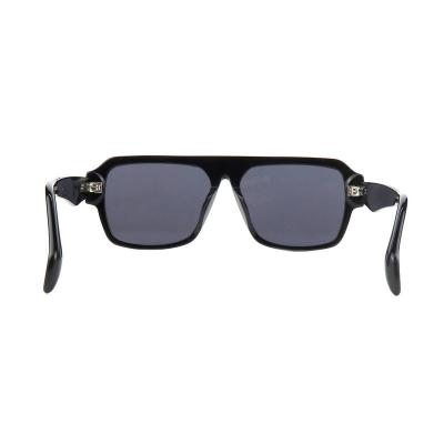 A10869(1) Men's Spring Hinge black Acetate Full Rim Square Modern Sunglasses Eyewear