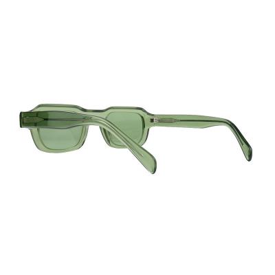 A10892(1) Unisex Premium Quality crystal green Acetate Full Rim Square Modern Sunglasses Eyewear