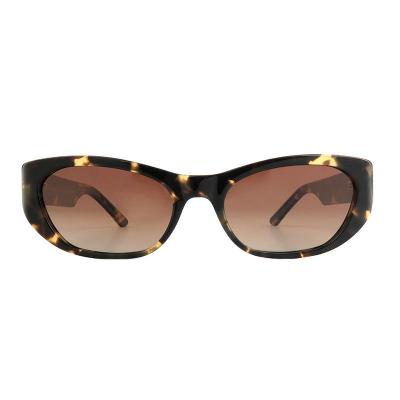 A10866(3) Unisex Premium Quality black Acetate Full Rim Oval Modern Sunglasses Eyewear