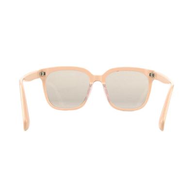 A10876(1) Unisex Premium Quality beige Acetate Full Rim Square Modern Sunglasses Eyewear
