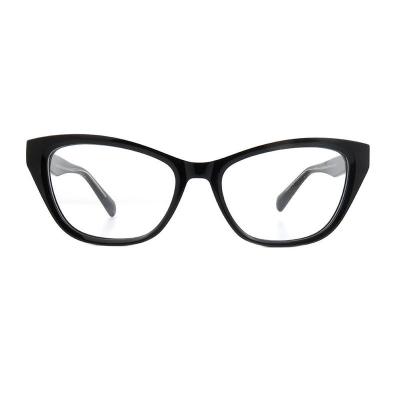 A10873(1) Women's Durable black Acetate Full Rim Cat Eye Vintage Sunglasses Eyewear