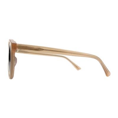 A10890(3) Unisex Premium Quality green Acetate Full Rim Round Modern Sunglasses Eyewear