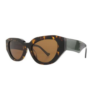 A10893(1) Women's Polarized tortoise Acetate Full Rim Cat Eye Vintage Sunglasses Eyewear