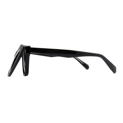 A10873(1) Women's Durable black Acetate Full Rim Cat Eye Vintage Sunglasses Eyewear