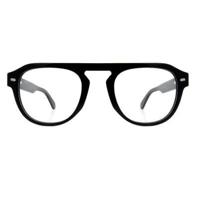 A10899(1) Men's Durable black Acetate Full Rim Browline Modern Sunglasses Eyewear