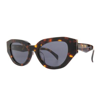 A10870(1) Women's Spring Hinge tortoise Acetate Full Rim Cat Eye Modern Sunglasses Eyewear