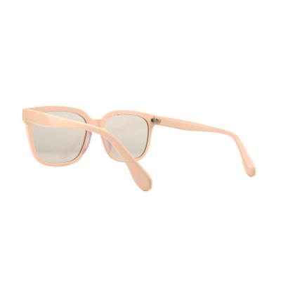A10876(1) Unisex Premium Quality beige Acetate Full Rim Square Modern Sunglasses Eyewear