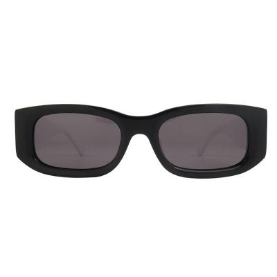 A10867(1) Unisex UV400 Protection black Acetate Full Rim Geometric Modern Sunglasses Eyewear