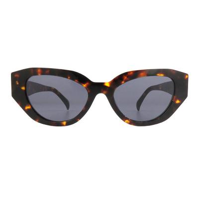A10870(1) Women's Spring Hinge tortoise Acetate Full Rim Cat Eye Modern Sunglasses Eyewear