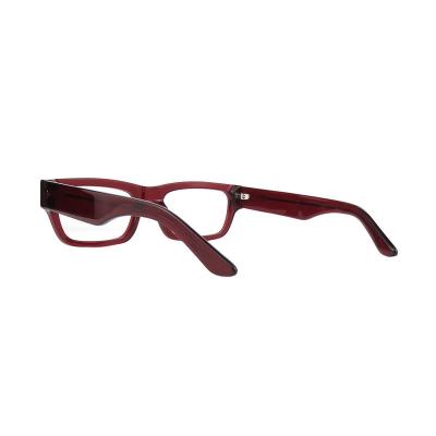 A10891(7) Unisex Lightweight red with black/tortoise accents Acetate Full Rim Square Modern Sunglasses Eyewear