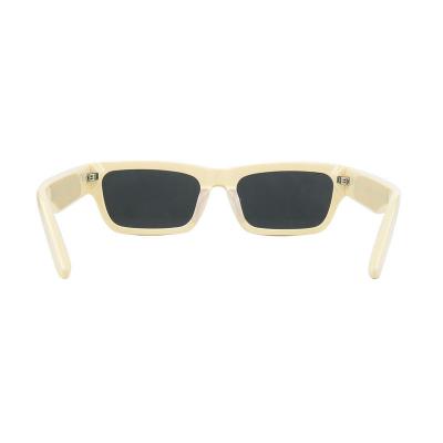 A10891(4) Unisex Durable red with black/tortoise accents Acetate Full Rim Square Modern Sunglasses Eyewear