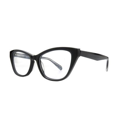 A10874(1) Women's Polarized black Acetate Full Rim Cat Eye Vintage Sunglasses Eyewear