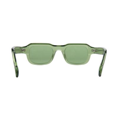 A10892(1) Unisex Premium Quality crystal green Acetate Full Rim Square Modern Sunglasses Eyewear