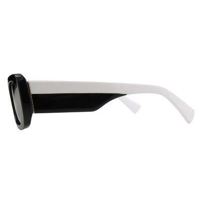 A10864(2) Unisex Polarized black Acetate Full Rim Square Modern Sunglasses Eyewear