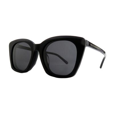 A10895(1) Unisex Lightweight black Acetate Full Rim Square Modern Sunglasses Eyewear