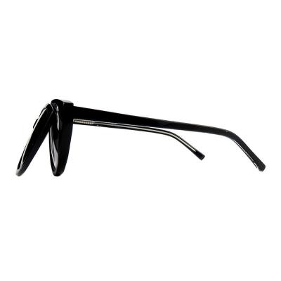 A10896(1) Women's Polarized black Acetate Full Rim Cat Eye Vintage Sunglasses Eyewear