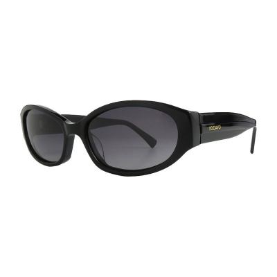 A10969(1) Women's Spring Hinge black Acetate Full Rim Oval Modern Sunglasses Eyewear