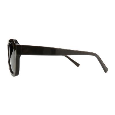 A10920(3) Men's Hand Polished black Acetate Full Rim Square Modern Sunglasses Eyewear