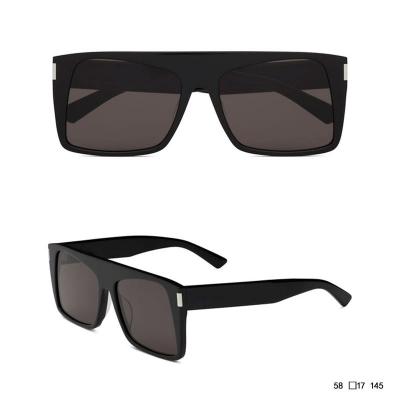 A10963(1) Men's Durable black Acetate Full Rim Square Modern Sunglasses Eyewear