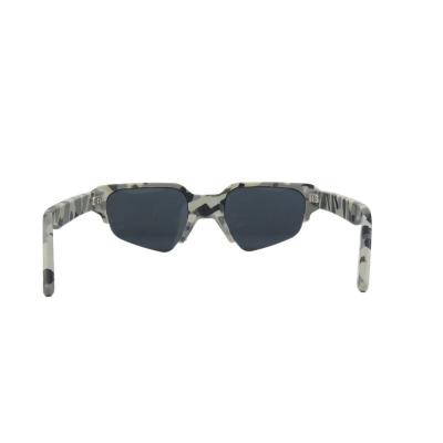 A10988(2) Unisex Premium Quality black Acetate Full Rim Geometric Modern Sunglasses Eyewear