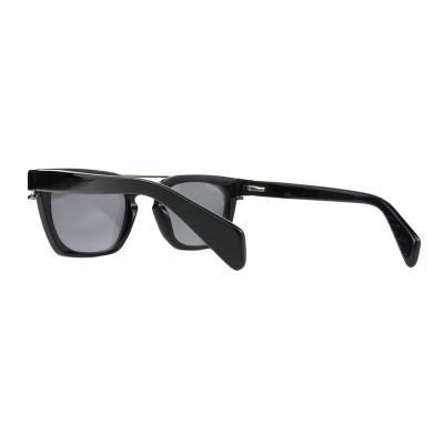 A10913(1) Unisex UV400 Protection black Acetate Full Rim Square Modern Sunglasses Eyewear
