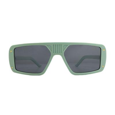 A10987(3) Unisex UV400 Protection orange Acetate Full Rim Shield Modern Sunglasses Eyewear