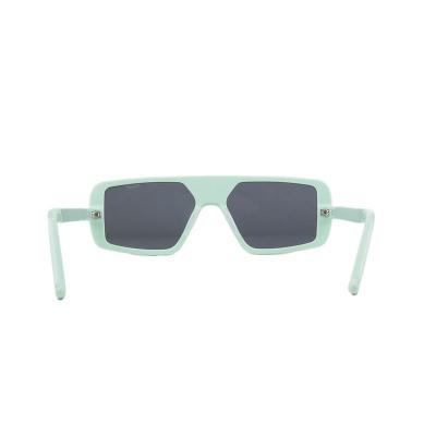A10987(3) Unisex UV400 Protection orange Acetate Full Rim Shield Modern Sunglasses Eyewear