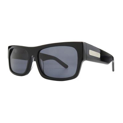 A10919(1) Unisex UV400 Protection black Acetate Full Rim Square Modern Sunglasses Eyewear