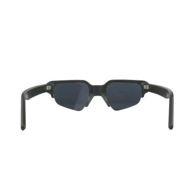 A10988(3) Unisex UV400 Protection black Acetate Full Rim Geometric Modern Sunglasses Eyewear