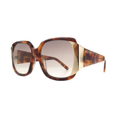 A10914(1) Women's Polarized tortoise Acetate Full Rim Square Luxury Sunglasses Eyewear