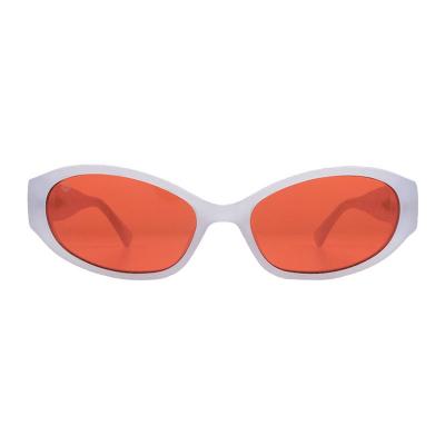 A10969(4) Women's Hand Polished black Acetate Full Rim Oval Modern Sunglasses Eyewear