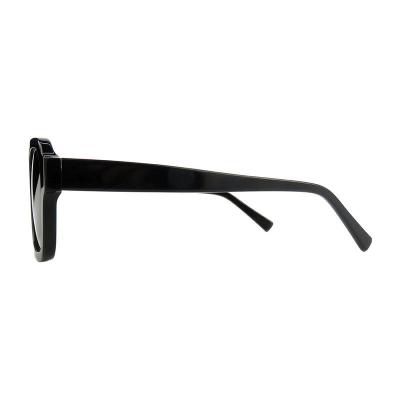 A10920(1) Men's Lightweight black Acetate Full Rim Square Modern Sunglasses Eyewear