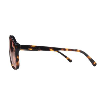 A10991(4) Unisex UV400 Protection black Acetate Full Rim Aviator Sport Sunglasses Eyewear