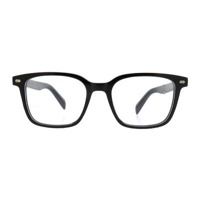 A10907(1) Unisex Polarized black Acetate Full Rim Wayfarer Modern Sunglasses Eyewear