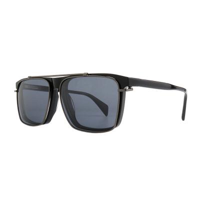 A10909(1) Men's Scratch Resistant black Acetate Full Rim Square Modern Sunglasses Eyewear