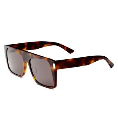 A10963 Men's Lightweight black Acetate Full Rim Square Modern Sunglasses Eyewear