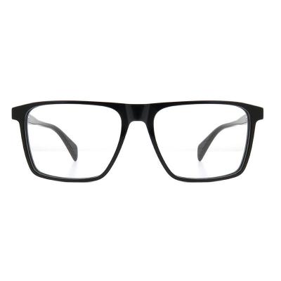 A10909(1) Men's Scratch Resistant black Acetate Full Rim Square Modern Sunglasses Eyewear