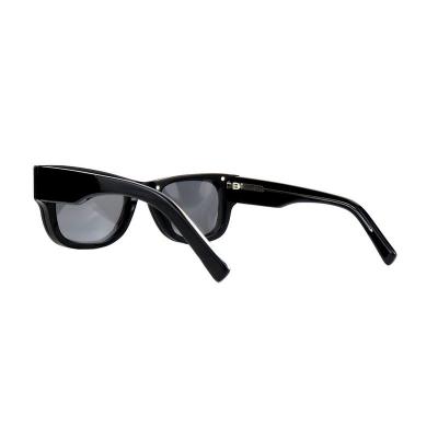A10903(1) Unisex Polarized black Acetate Full Rim Square Modern Sunglasses Eyewear