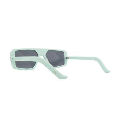 A10987(3) Unisex UV400 Protection orange Acetate Full Rim Shield Modern Sunglasses Eyewear