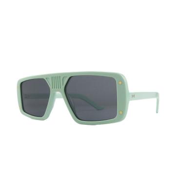 A10987(3) Unisex UV400 Protection orange Acetate Full Rim Shield Modern Sunglasses Eyewear