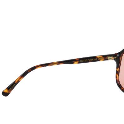 A10991(4) Unisex UV400 Protection black Acetate Full Rim Aviator Sport Sunglasses Eyewear