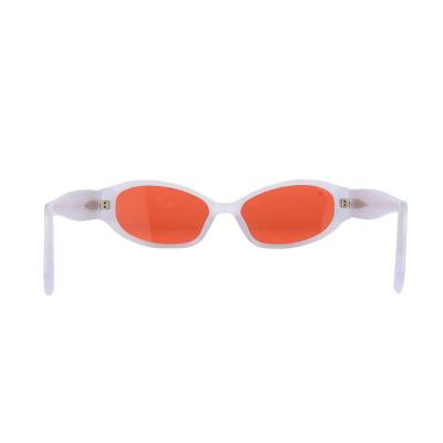 A10969(4) Women's Hand Polished black Acetate Full Rim Oval Modern Sunglasses Eyewear