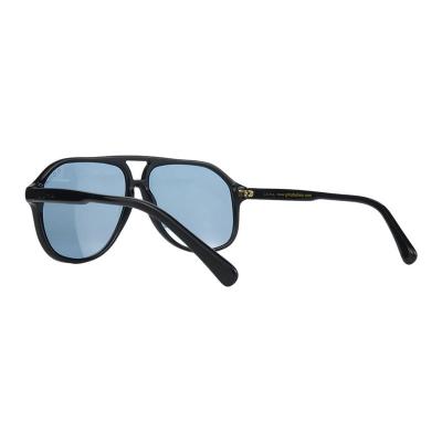 A10991(2) Unisex Scratch Resistant black Acetate Full Rim Aviator Sport Sunglasses Eyewear