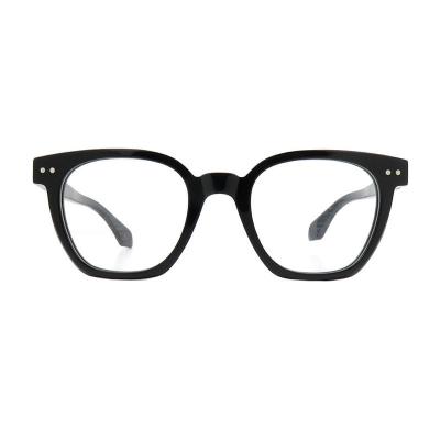 A10911(1) Unisex Durable black Acetate Full Rim Square Modern Sunglasses Eyewear