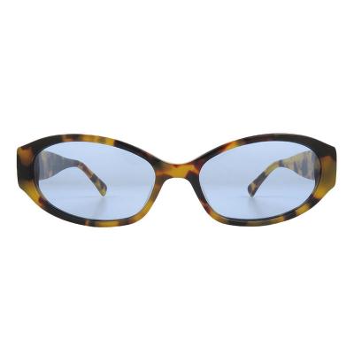 A10969(3) Women's Scratch Resistant black Acetate Full Rim Oval Modern Sunglasses Eyewear