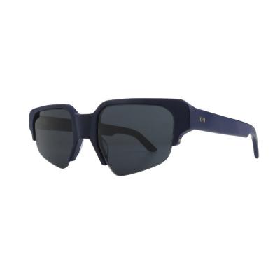 A10988(1) Unisex Premium Quality black Acetate Full Rim Geometric Modern Sunglasses Eyewear