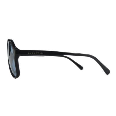 A10991(2) Unisex Scratch Resistant black Acetate Full Rim Aviator Sport Sunglasses Eyewear