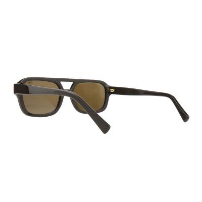 A10920(3) Men's Hand Polished black Acetate Full Rim Square Modern Sunglasses Eyewear