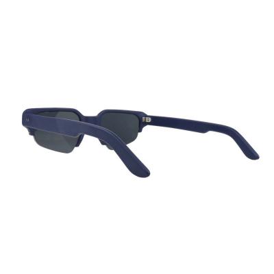 A10988(1) Unisex Premium Quality black Acetate Full Rim Geometric Modern Sunglasses Eyewear