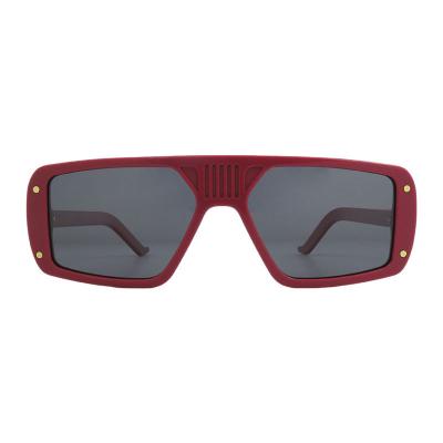 A10987(2) Unisex Durable orange Acetate Full Rim Shield Modern Sunglasses Eyewear